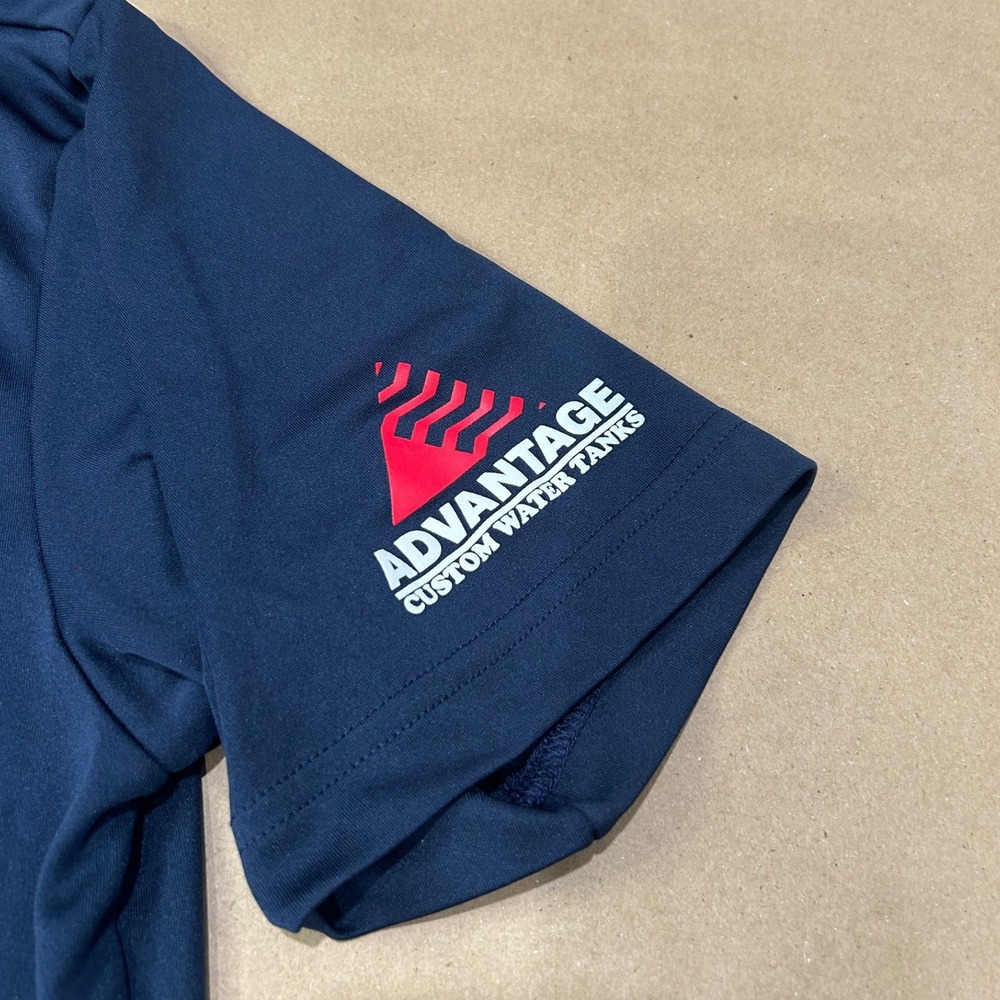 Sport-Tek Navy Blue Stuff Your Face Race T-Shirt Mens Medium - Picture 3 of 7